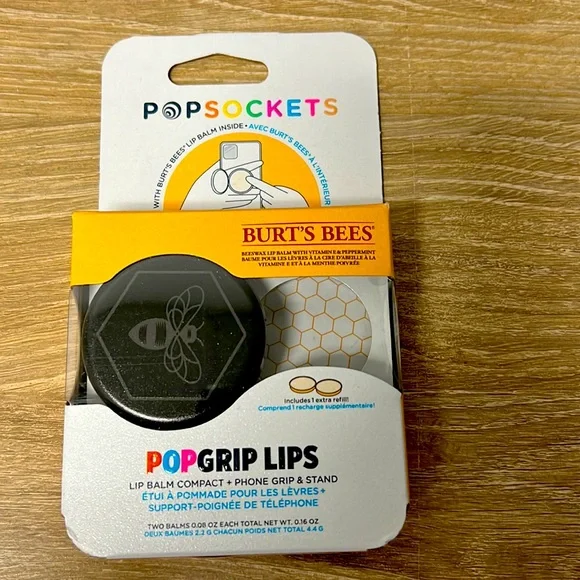Pop Socket Popgrip Lip PopSockets PopGrip Lips X Burt's Bees